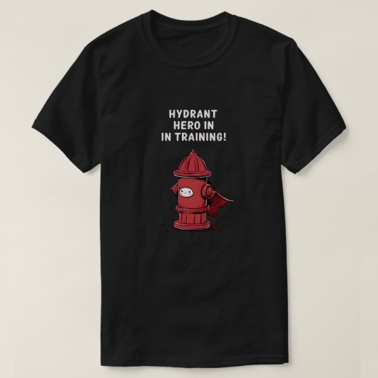 Hydrant Hero in opleiding T-shirt (Design voorkant)