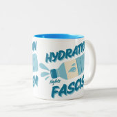 Hydratatie bestrijdt fascisme Mok (Voorkant rechts)