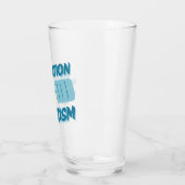Hydratatie Bestrijdt Fascisme Pint Glass Glas (Links)