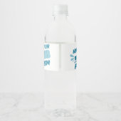 Hydratatie Bestrijdt Fascisme Water Labels Waterfles Etiket (Achterkant)