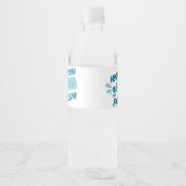 Hydratatie Bestrijdt Fascisme Water Labels Waterfles Etiket (Voorkant)
