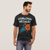 Hydratatie Specialist Waterboy Basketball Manager T-shirt (Voorkant volledig)