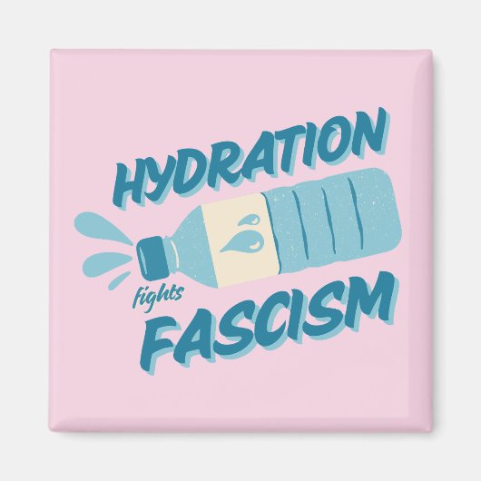 Hydratatie Vecht Fascisme Magneet (Voorkant)