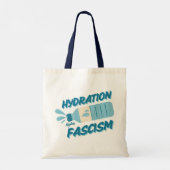 Hydratatie Vecht Fascisme Tote Bag (Achterkant)