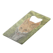 hydratatiehulpmiddel creditkaart flessenopener (Achterkant Gekanteld)