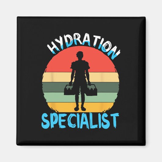 Hydratatiespecialist Team Manager Voetbal Hydrate Magneet (Voorkant)