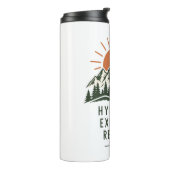 Hydrate Explore Repeat Stainless Steel Bottle Thermosbeker (Gedraaid links)