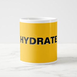 HYDRATE Logo Geel Grote Koffiekop