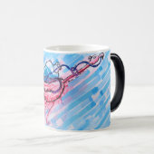 Hydrated Flamingo Magische Mok (Voorkant rechts)