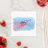 Hydrated Flamingo Servet (Insitu)