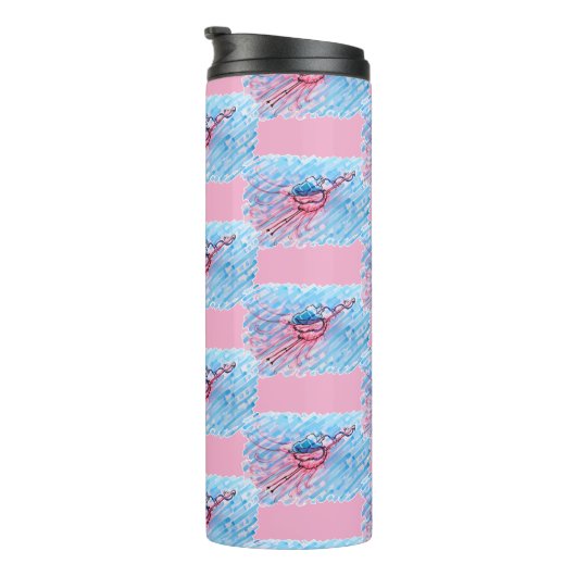 Hydrated Flamingo Thermosbeker (Geroteerd rechts)