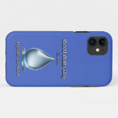 Hydrateer de wereld. Wereldwaterdag. Case-Mate iPhone Case (Achterkant (horizontaal))