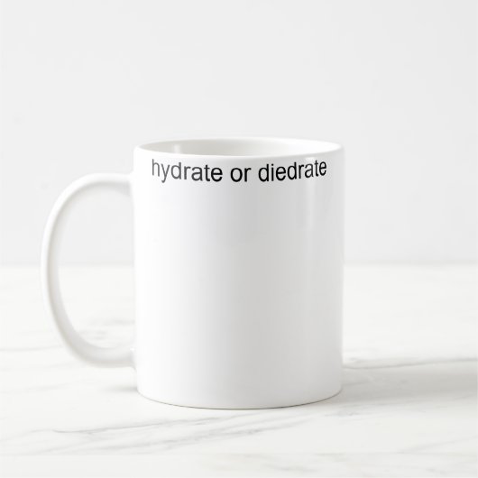 Hydrateer Of Uitdroog Koffiemok (Links)