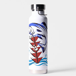 Hydrateren en vertegenwoordigen waterfles