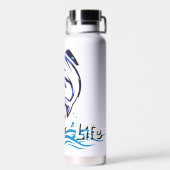 Hydrateren en vertegenwoordigen waterfles (Achterkant)