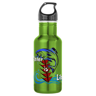 Hydrateren en vertegenwoordigen waterfles