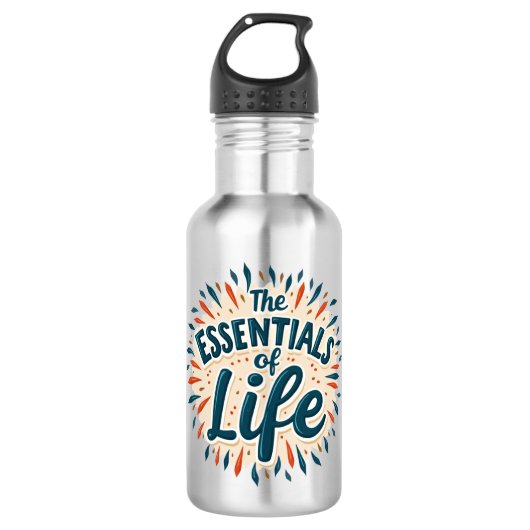 Hydrateren, gedijen, herhalen waterfles (Voorkant)