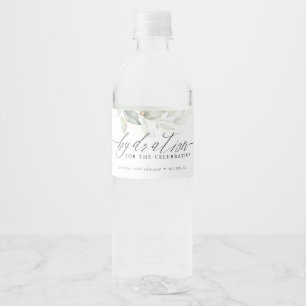 Hydratie voor de feestdag - Grieks huwelijk Waterfles Etiket