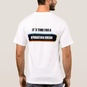 Hydratiepauze T-shirt (Achterkant)