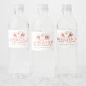 Hydration for the Celebration - Wildflowers Waterfles Etiket (Flessen)