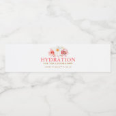 Hydration for the Celebration - Wildflowers Waterfles Etiket (Enkel label)