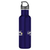 Hydration Motivation Water Bottle Lemonade Slogan Waterfles (Achterkant)