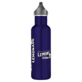 Hydration Motivation Water Bottle Lemonade Slogan Waterfles (Rechts)