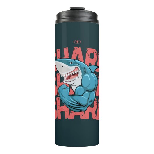 "Hydration Vibes – Custom Reusable Water Bottle" Thermosbeker (Voorkant)
