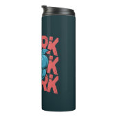 "Hydration Vibes – Custom Reusable Water Bottle" Thermosbeker (Geroteerd rechts)