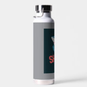 "Hydration Vibes – Custom Reusable Water Bottle" Waterfles (Rechts)