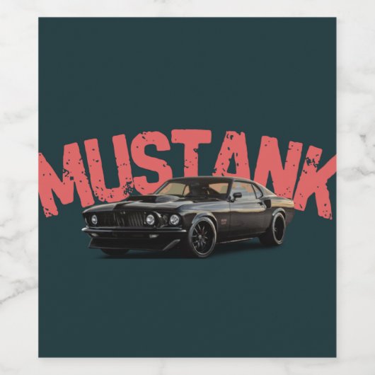 "Hydration Vibes – Custom Reusable Water Bottle" Wijn Etiket (Enkel label)