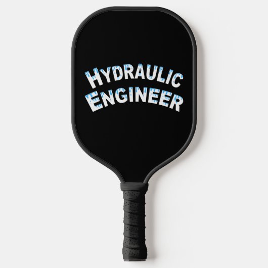 Hydraulic Ingenieur Waterdruppels Pickleball Paddle (Voorkant)