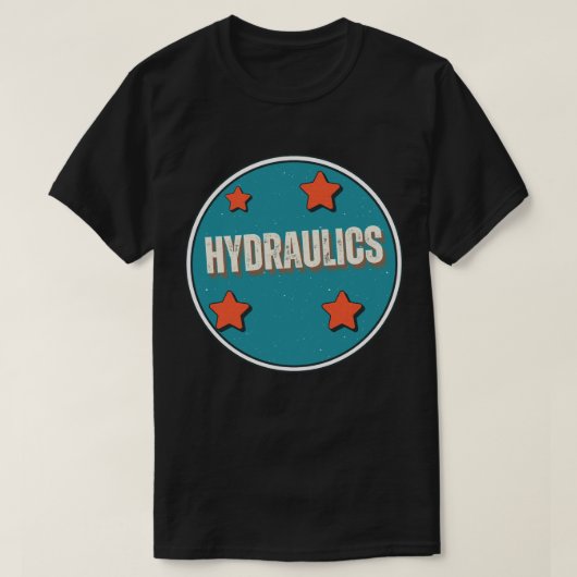hydraulica t-shirt (Design voorkant)