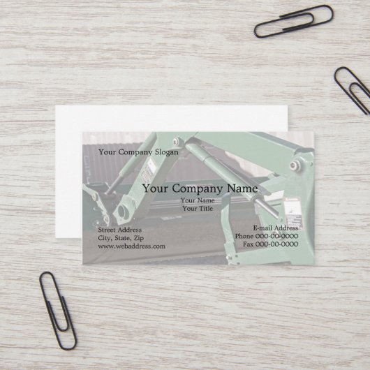 Hydraulics Sales & Service Visitekaartje (Voorkant / Achterkant in situ)