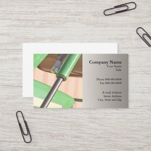 Hydraulics Sales & Service Visitekaartje (Voorkant / Achterkant in situ)