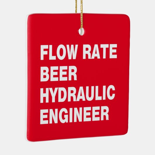 Hydraulisch Ingenieursbier Keramisch Ornament (Rechts)