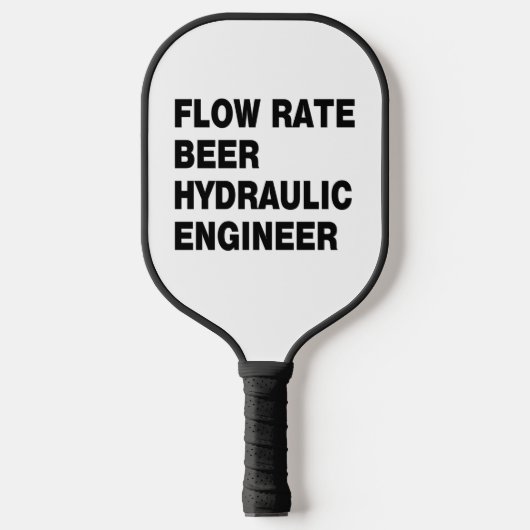 Hydraulisch Ingenieursbier Pickleball Paddle (Voorkant)