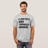 Hydraulisch Ingenieursbier T-shirt (Voorkant volledig)