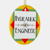 Hydraulisch ingenieursblok keramisch ornament (Rechts)