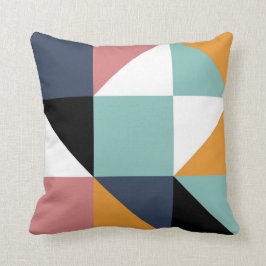 Hydraulisch mozaïekpatroon kussen