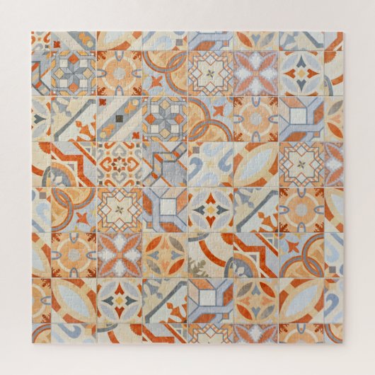 Hydraulische cement tegels: mozaïek trend. legpuzzel (Verticaal)