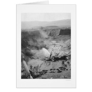 Hydraulische goudwinning Alaska 1912