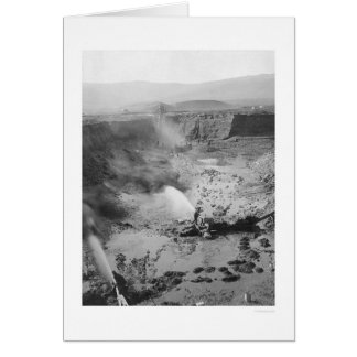 Hydraulische goudwinning Alaska 1912