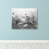 Hydraulische goudwinning in Rockerville Foto Canvas Afdruk (Insitu (Houten vloer))