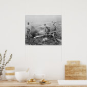 Hydraulische goudwinning in Rockerville Foto Poster (Keuken)