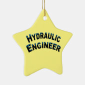 Hydraulische ingenieur waterdruppels keramisch ornament (Rechts)