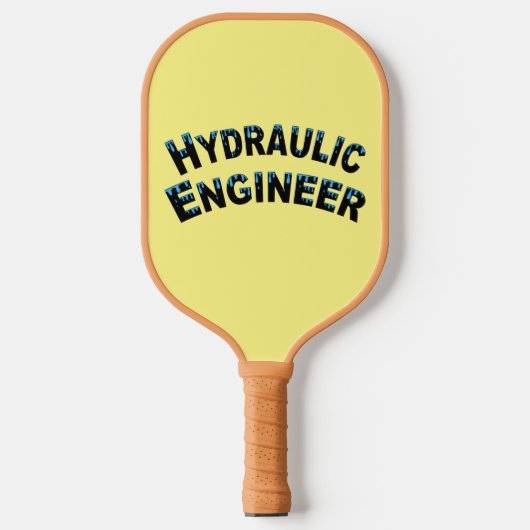 Hydraulische ingenieur waterdruppels pickleball paddle (Voorkant)