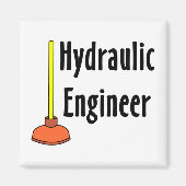 Hydraulische monteur Toilet Plunger Magneet (Voorkant)