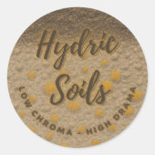 hydride-Sticker Ronde Sticker (Voorkant)