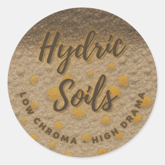 hydride-Sticker Ronde Sticker (Voorkant)